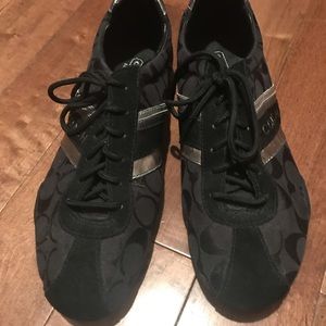 Coach sneakers like new!